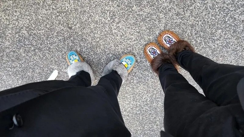 الحذاء الذي كان يرتديه المخرج الكندي كيلفن ريدفيرز 